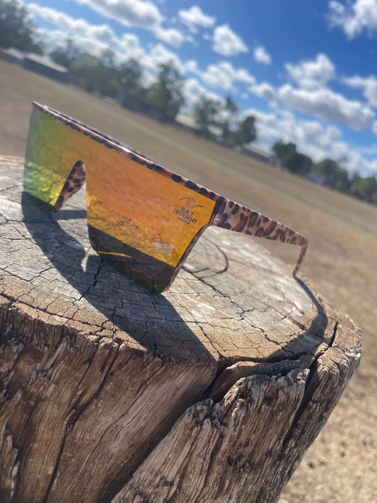 Built Different leopard Sunnies